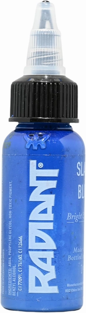 Radiant Colors Slate Blue Tattoo Ink 1oz Deep Blue Gray Tone for Realism and Shadow Work