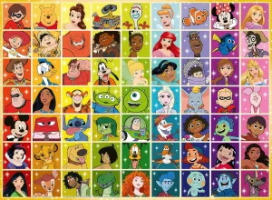 Ravensburger Disney Pixar Color Palette - 100-piece Jigsaw Puzzle for Kids | Unique, Perfectly Interlocking Pieces | Durable, Glare-Free Design | FSC-Certified Materials | Ideal for Ages 6 