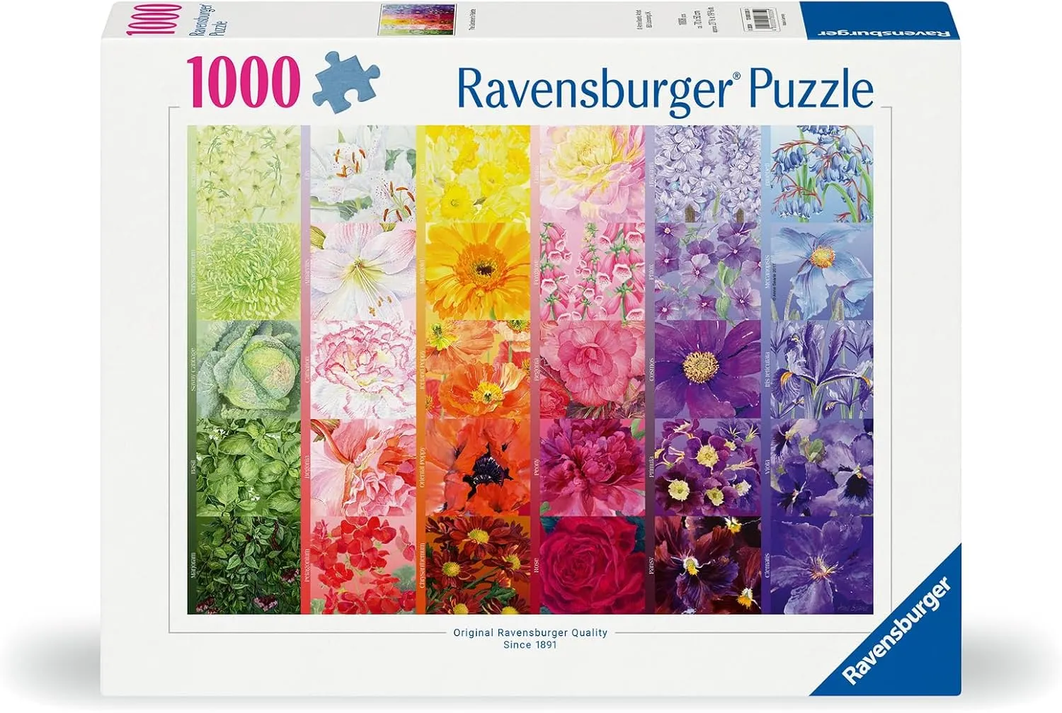 Ravensburger Gardener's Palette 1000 Piece Jigsaw Puzzle for Adults - 12000335 - Handcrafted Tooling, Made in Germany, Every Piece Fits Together Perfectly