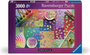 Ravensburger Puzzles on Puzzles 3000 Piece Jigsaw Puzzle for Adults - 17471 | Artwork by Karen Puzzles | Premium Interlocking Fit | Vibrant, Glare-Free Design | Durable Blueboard Construction