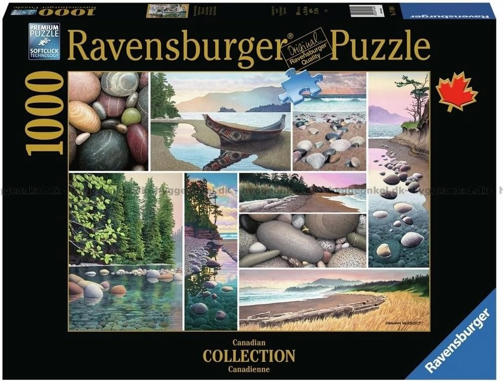 Ravensburger Canadian Collection: West Coast Tranquility 1000 Piece Jigsaw Puzzle for Adults - 17469 - Every Piece is Unique, Softclick Technology Means Pieces Fit Together Perfectly