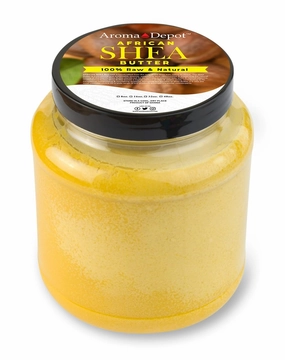 Raw African Shea Butter 3 lb. Yellow/Gold Grade A 100% Pure Natural Unrefined Fresh Moisturizing, Ideal for Dry and Cracked Skin. It can be used in Body, Hair and Face.