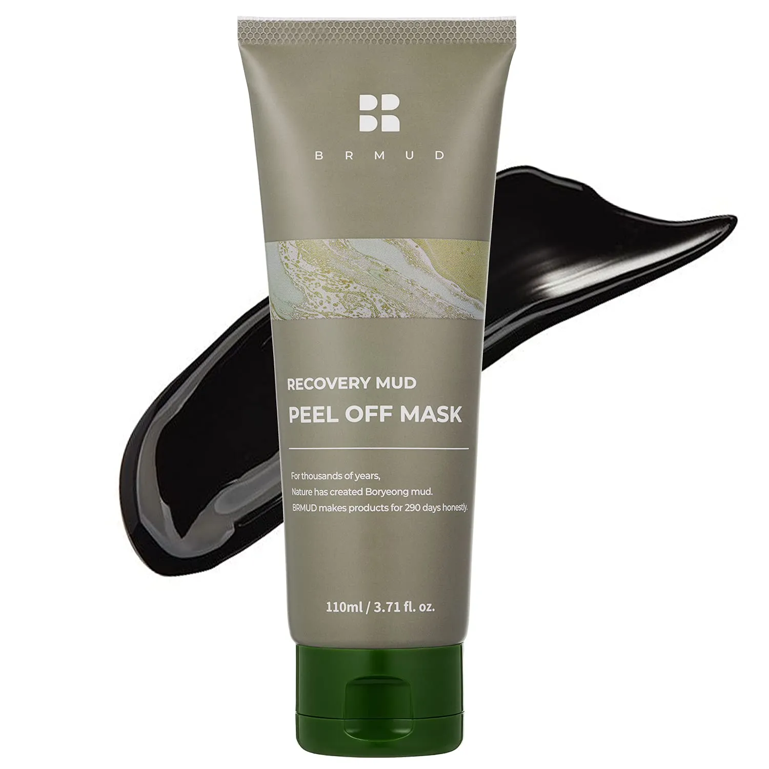 Recovery Mud Peel Off Mask for Exfoliating and Deep Cleansing, Blackhead Remover Mask 110ml (3.72 fl.oz.) - Peel-Off Mask with Boryeong Mud, Pore Minimizer and Sebum Control for Women and Men