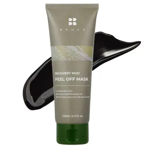 Recovery Mud Peel Off Mask for Exfoliating and Deep Cleansing, Blackhead Remover Mask 110ml (3.72 fl.oz.) - Peel-Off Mask with Boryeong Mud, Pore Minimizer and Sebum Control for Women and Men