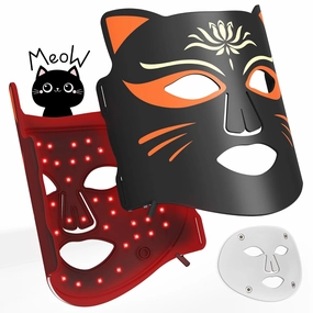 Red Light Therapy for Face with Ice Compress, 7 Colours   Infrared Red Light Therapy Mask for Wrinkles, Acne, Skin Rejuvenation, Rechargeable Led Face Mask Light Therapy at Home and Travel