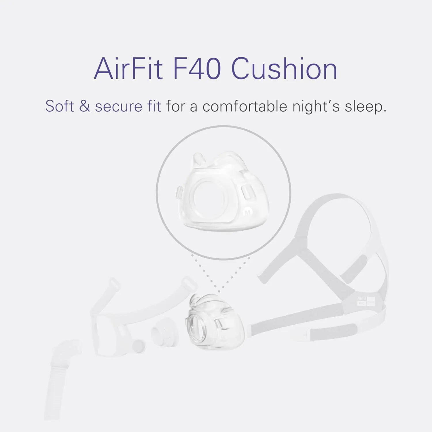 ResMed AirFit F40 Full Face Replacement Cushion - Medium