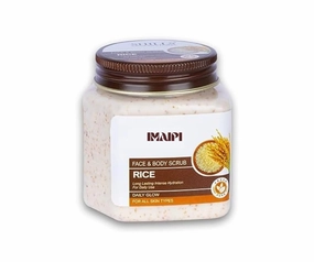 Rice Face & Body Scrub, Daily Glow Exfoliator, All Skin Types, Deep Cleansing, 150gm