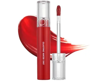 [rom&nd] Glasting Water Tint 8 colors | Vivid color, Glossy Finish, Long-lasting, moisturizing, Highlighting, Natural-beauty | Lip Tint for Daily Use, K-beauty | 4g/0.14oz No.02 RED DROP