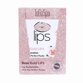 Rose Gold Lips by ToGoSpa - The Perfect Pucker - 30 Lip Masks