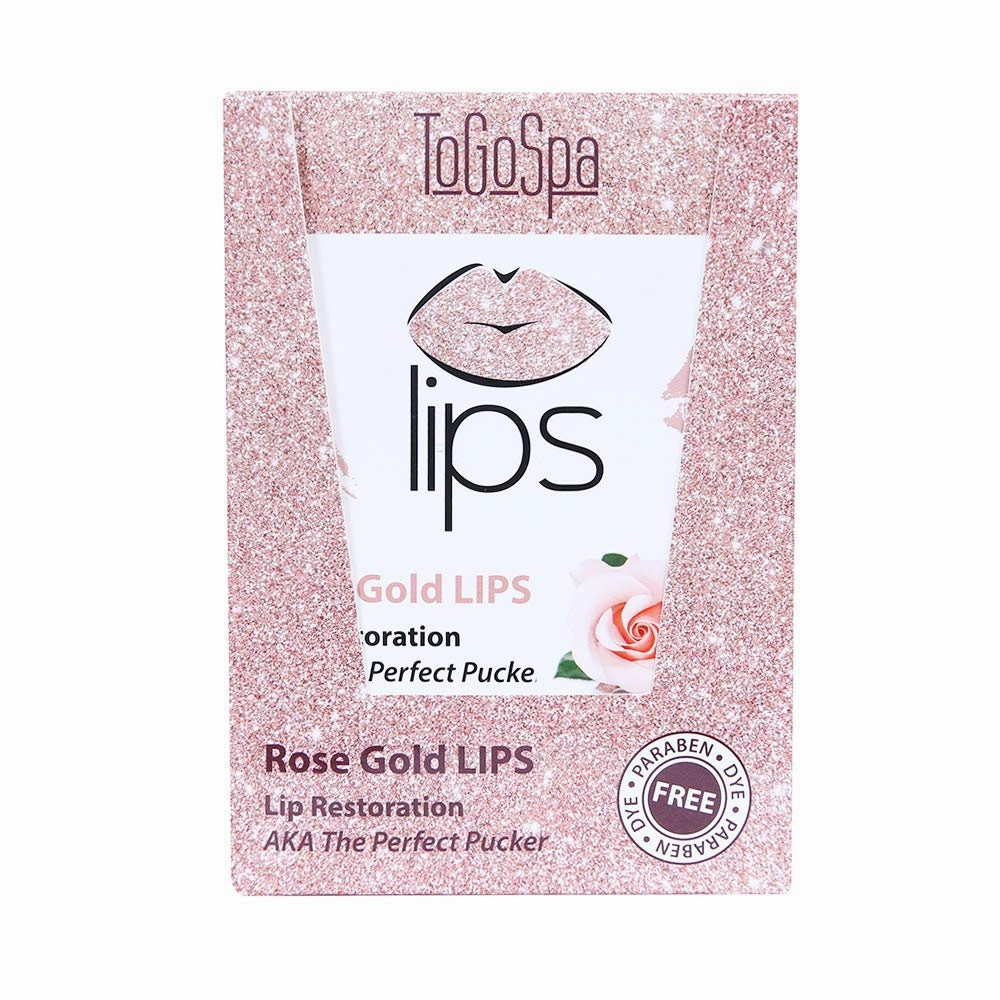 Rose Gold Lips by ToGoSpa - The Perfect Pucker - 30 Lip Masks