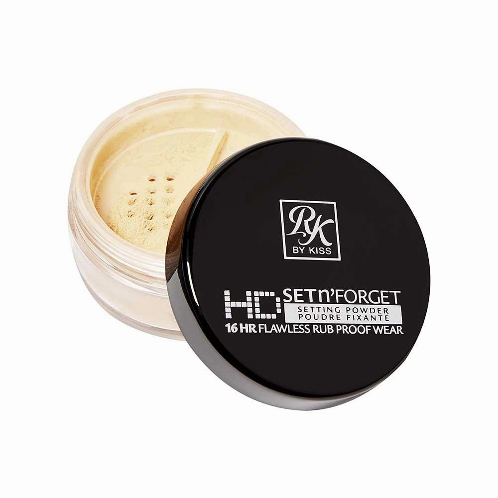 Ruby Kisses HD Set & Forget Setting Powder – Smooth, Matte Finish | Oil Control & Long-Lasting Hold | 4 Shades