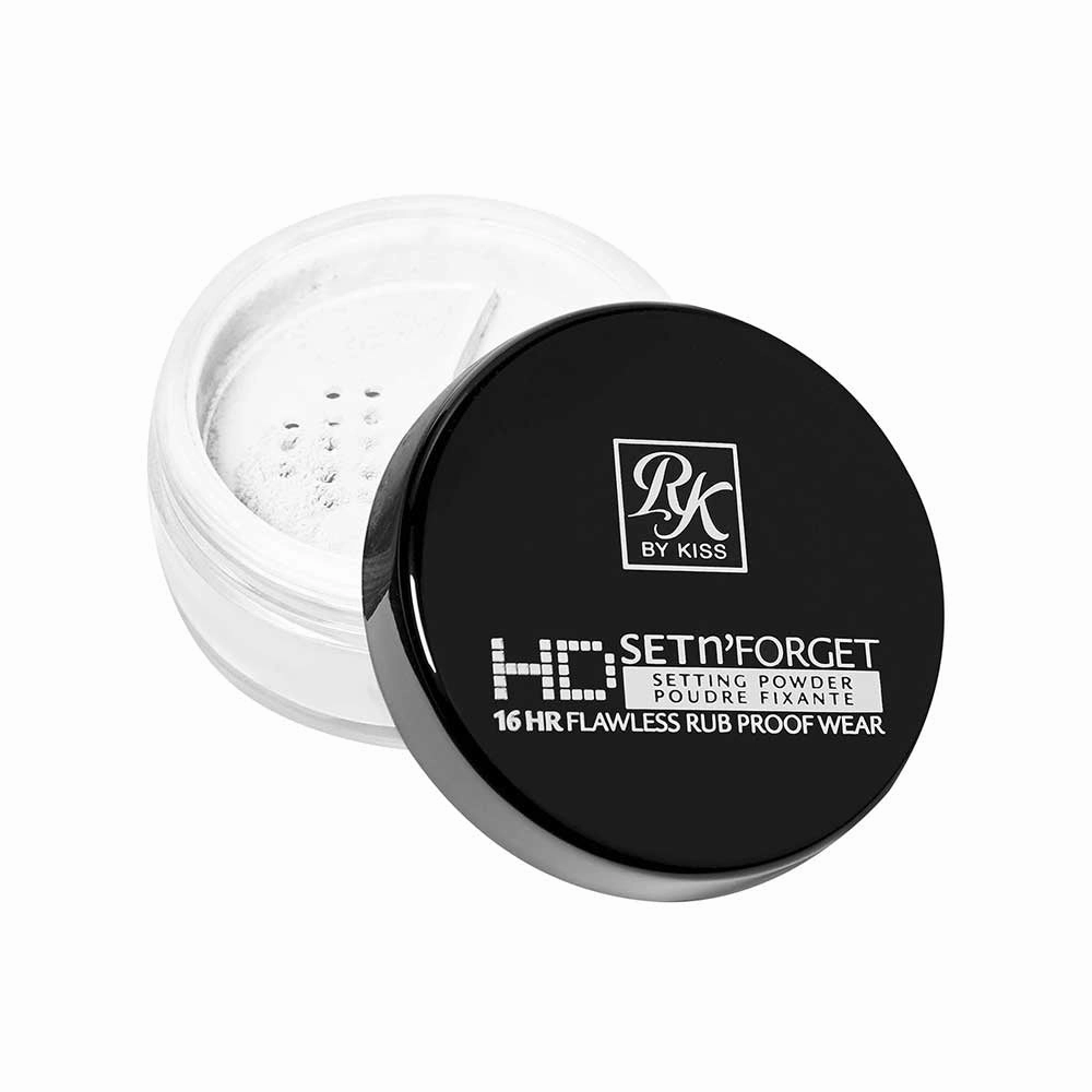 Ruby Kisses HD Set & Forget Setting Powder – Smooth, Matte Finish | Oil Control & Long-Lasting Hold | 4 Shades