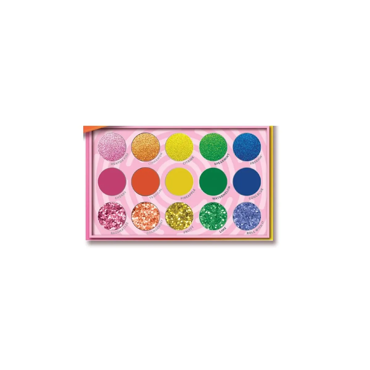 RUDE Mentos Mixed Fruit Neon Palette