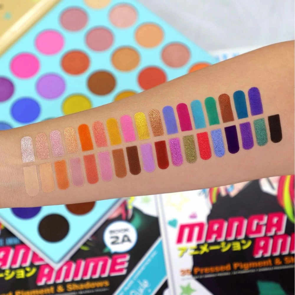 Rude Cosmetics Manga Anime 35 Pressed Pigment & Shadows Book 2A