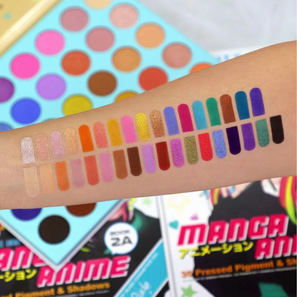 Rude Cosmetics Manga Anime 35 Pressed Pigment & Shadows Book 2A