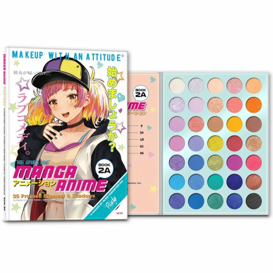 Rude Cosmetics Manga Anime 35 Pressed Pigment & Shadows Book 2A
