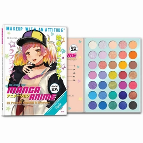 Rude Cosmetics Manga Anime 35 Pressed Pigment & Shadows Book 2A