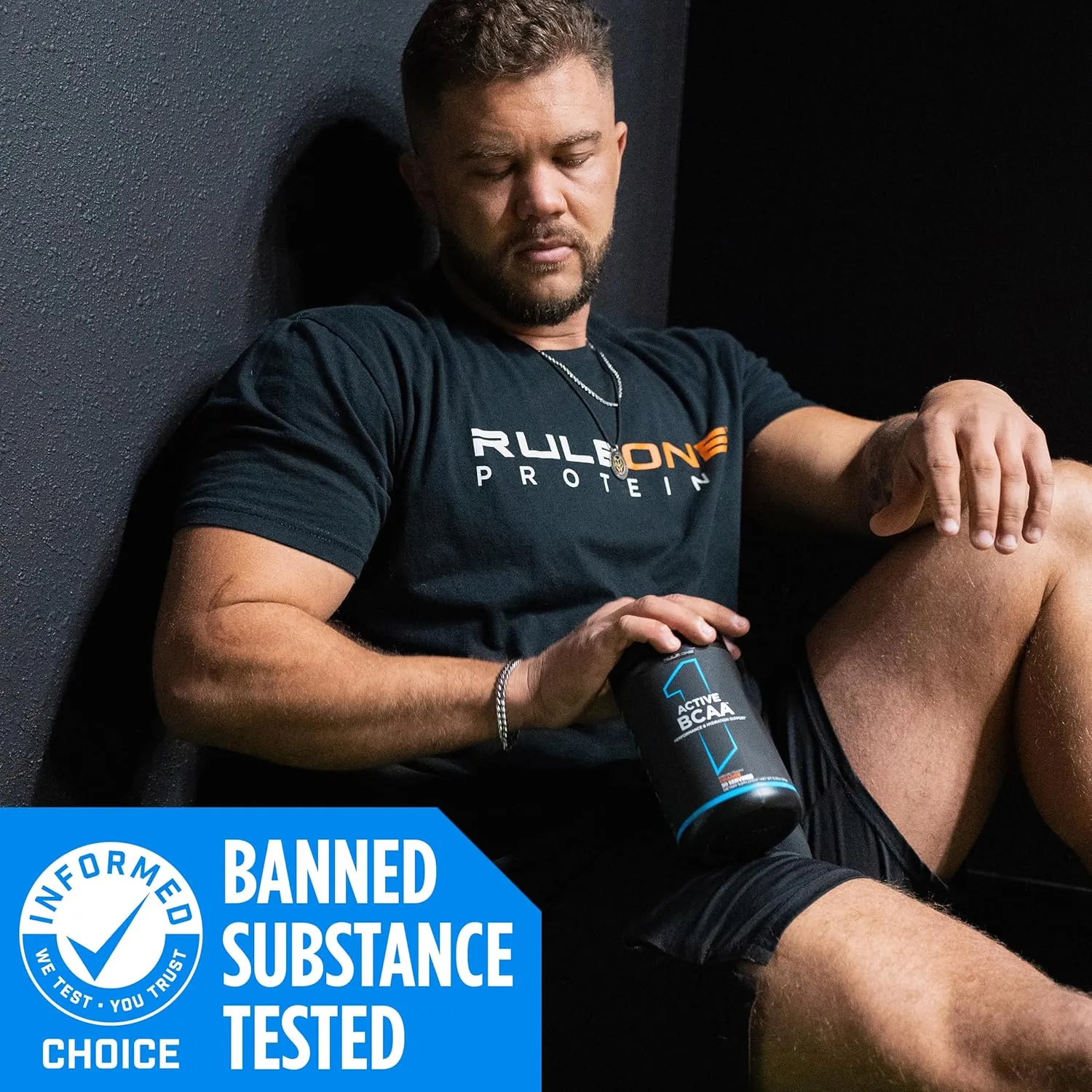 Rule 1 Active BCAA - Performance, Hydration, and Recovery Support with 5g BCAAs   Electrolytes, L-Glutamine, and Citrulline (30 Servings, Peach Mango)