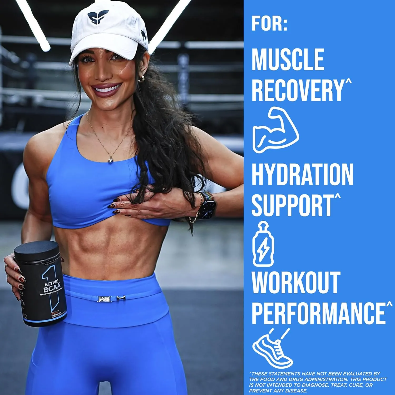 Rule 1 Active BCAA - Performance, Hydration, and Recovery Support with 5g BCAAs   Electrolytes, L-Glutamine, and Citrulline (30 Servings, Peach Mango)