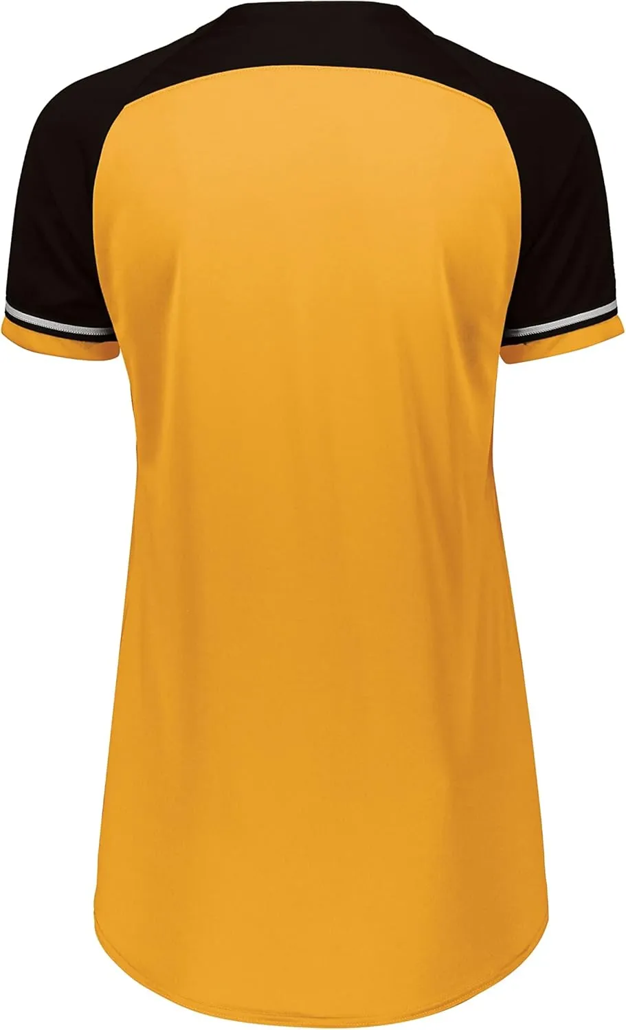 Russell Athletic Women's V-Neck Softball Jersey-Short Sleeve Moisture-Wicking Tee-Classic Athletic Wear