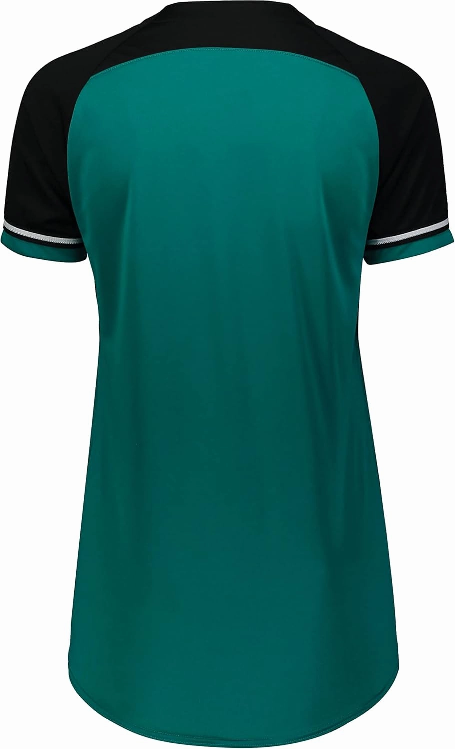 Russell Athletic Women's V-Neck Softball Jersey-Short Sleeve Moisture-Wicking Tee-Classic Athletic Wear