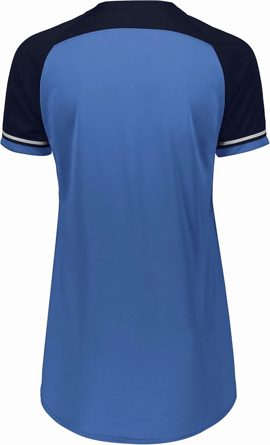 Russell Athletic Women's V-Neck Softball Jersey-Short Sleeve Moisture-Wicking Tee-Classic Athletic Wear