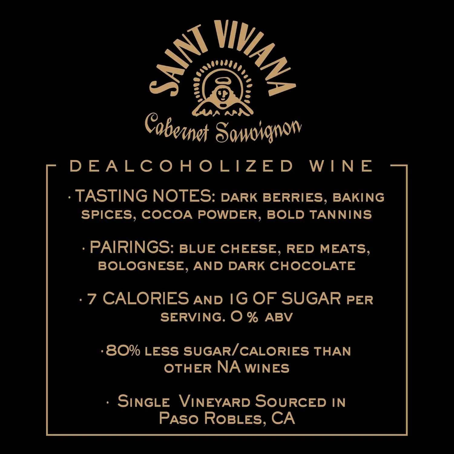Saint Viviana Non-Alcoholic Cabernet Sauvignon & Sauvignon Blanc Bundle, Zero Proof Alcohol, Dealcoholized Wine, Gluten Free, Low Sugar, Two 24.6 fl oz Bottles