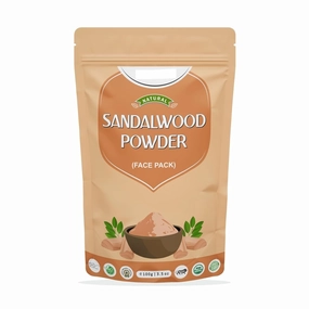 Sandalwood Powder Face Pack for Glowing Skin & Tan Removal - Pure, Natural, and Effective Facial Care 100 gm