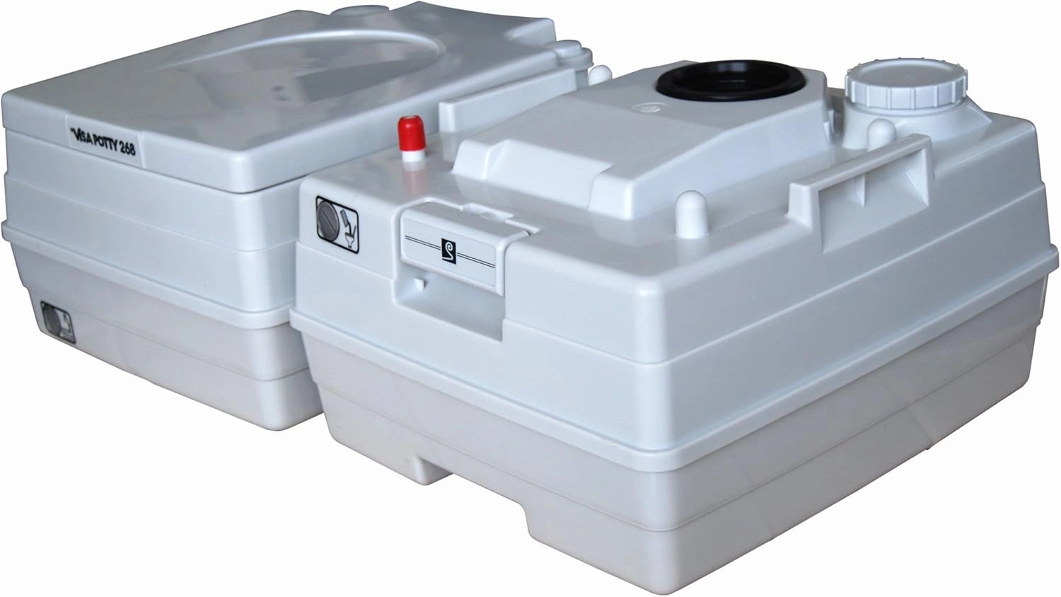 Sanitation Equipment Visa Potty, White, 24 Liter