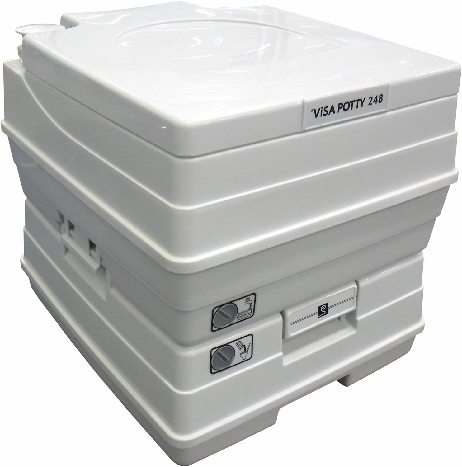 Sanitation Equipment Visa Potty, White, 24 Liter