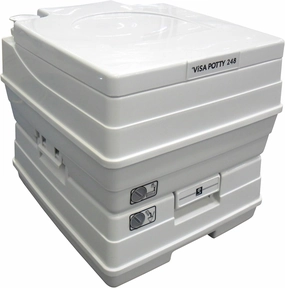 Sanitation Equipment Visa Potty, White, 24 Liter