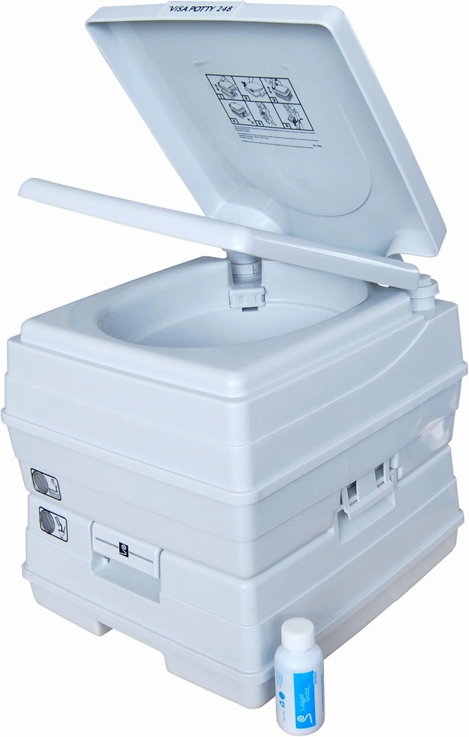 Sanitation Equipment Visa Potty, White, 24 Liter