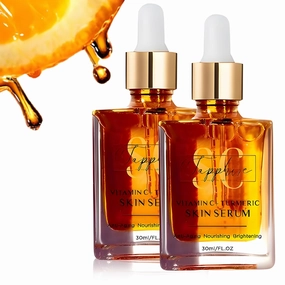 SC Sapphire's Vit C Ascorbic Acid & Turmeric Elixir | A Daily Essential for Skincare, Revitalizing Dull, Dry Skin | Calming Sensitive or Stressed Skin | Hydrating Winter Solution | 1oz. (2)