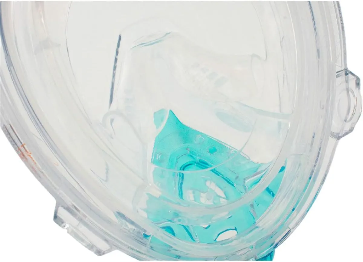 SEAC Libera, Full Face Snorkeling Mask, Hypoallergenic Silicone, Quick Release, EN136:2000 Certified, 4 Sizes