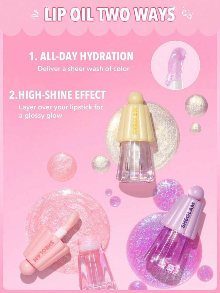 Sheglam - NEW Jelly wow Hydrating lip oil