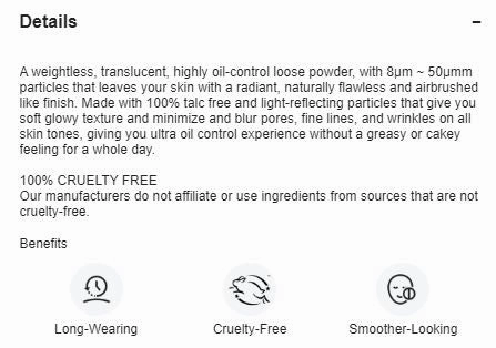 SHEIN SHEGLAM Baked Glow Setting Powder