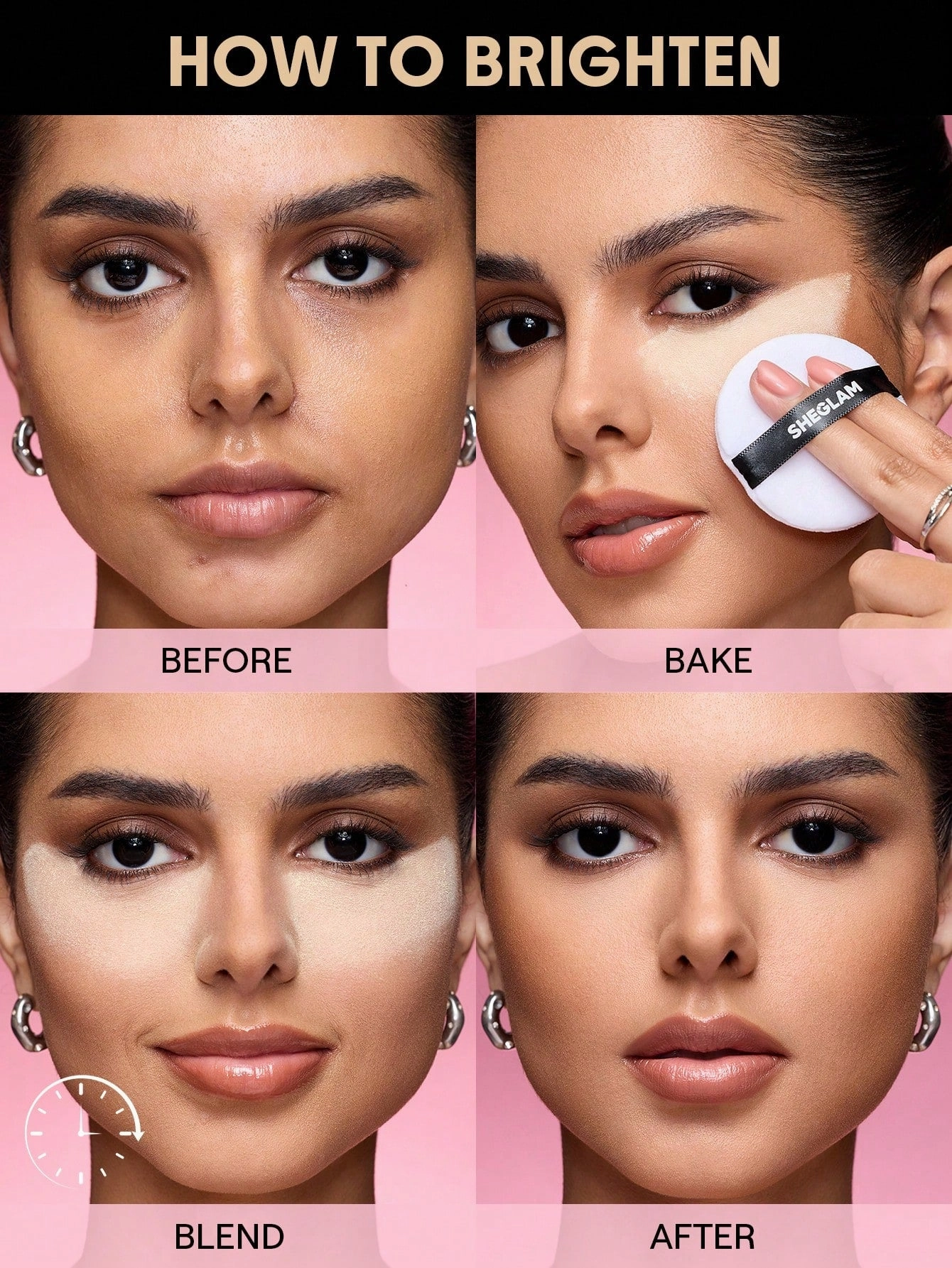 SHEIN SHEGLAM Baked Glow Setting Powder