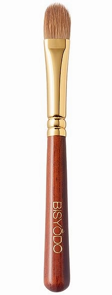 Short Series Eye Shadow Brush - Round Flat Type, Brown