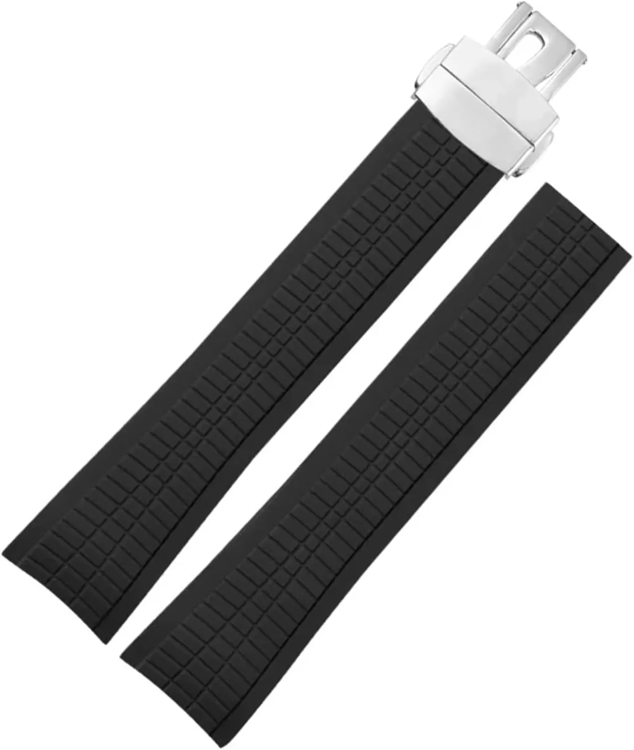 Silicone Watch Strap for Patek Philippe Silicone Watch Strap Men's Grenade 5164 5167 Original Black Sports Rubber Watchband 21mm