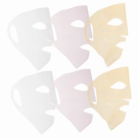Silicone Facial Mask Covers Reusable Sheet Mask Holders Lock in Moisture for Skincare