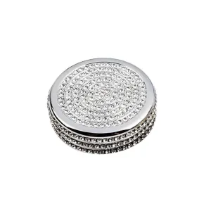 Silver Car Central Control Multimedia Control Knob Button Cover Fit for BMW 1 2 3 4 5 7 Series F30 F10 F15 F34 F07 X1 X3 X4 X5 X6 (Silver, Model A)