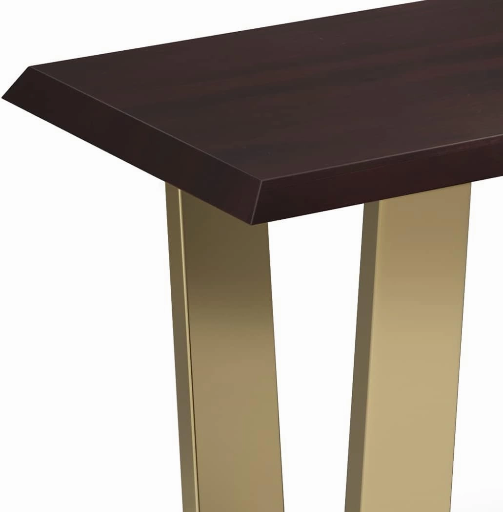 SIMPLIHOME Lewis SOLID ACACIA WOOD 42 Inch Wide Contemporary Bench in Cognac, For the Living Room, Entryway and Family Room
