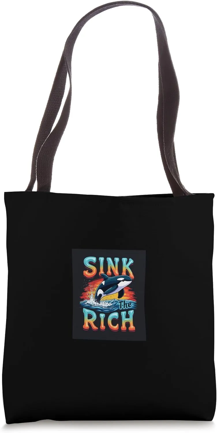 SINK The Rich Statement Orca Tote Bag