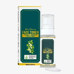 Skin Clearing face Tonar/Enriched with Aloevera, Tea Tree Oil and Lemongrass/No Paraben, No Silicon & No Sulphur/Suitable for All Skin Type - 50 ml