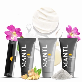 Skincare Set for All-Complete Face Products KitCleanse, Moisturize, Protect & Soothe Daily-Includes Face Wash, SPF, Moisturizer & Oil Blotting Sheets-Facial Combination, Anti-aging Skin Care Set