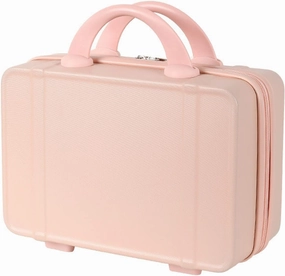Small fresh suitcase luggage small lightweight retro cosmetic case 14 inch travel case(Honor Hei,14 inches)