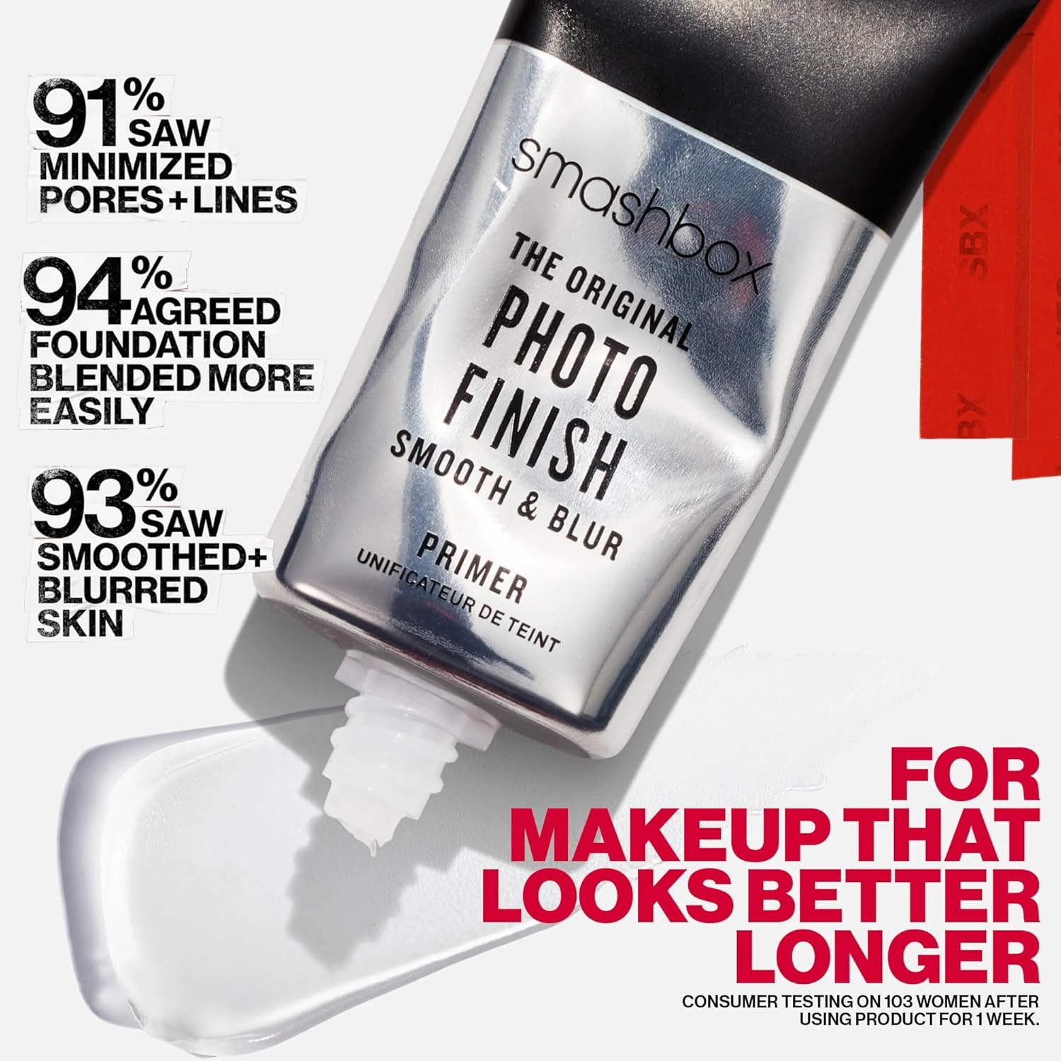 Smashbox The Original Photo Finish Smooth & Blur Makeup Primer | Vitamin E   Oil Free