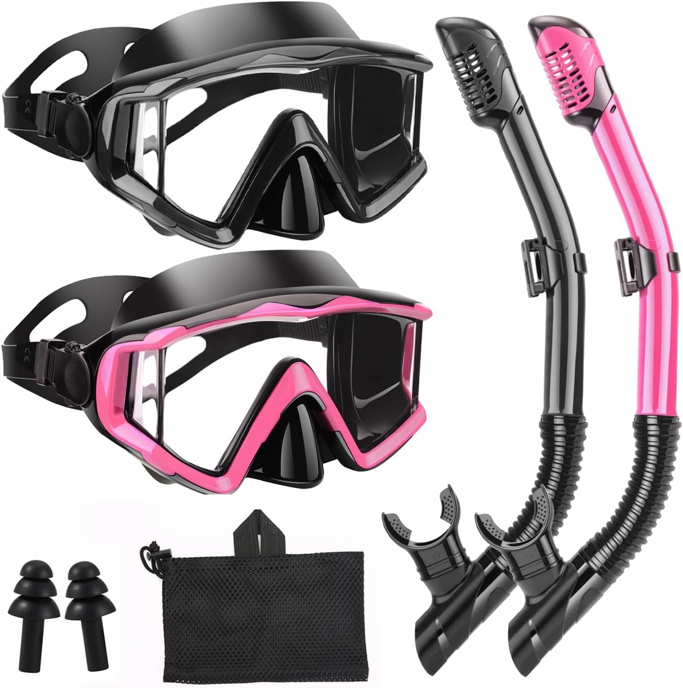 Snorkeling Gear Snorkel mask Scuba Set Scuba Diving mask Snorkeling Gear Swimming Goggles Snorkeling Set Swim Dive mask