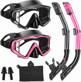 Snorkeling Gear Snorkel mask Scuba Set Scuba Diving mask Snorkeling Gear Swimming Goggles Snorkeling Set Swim Dive mask