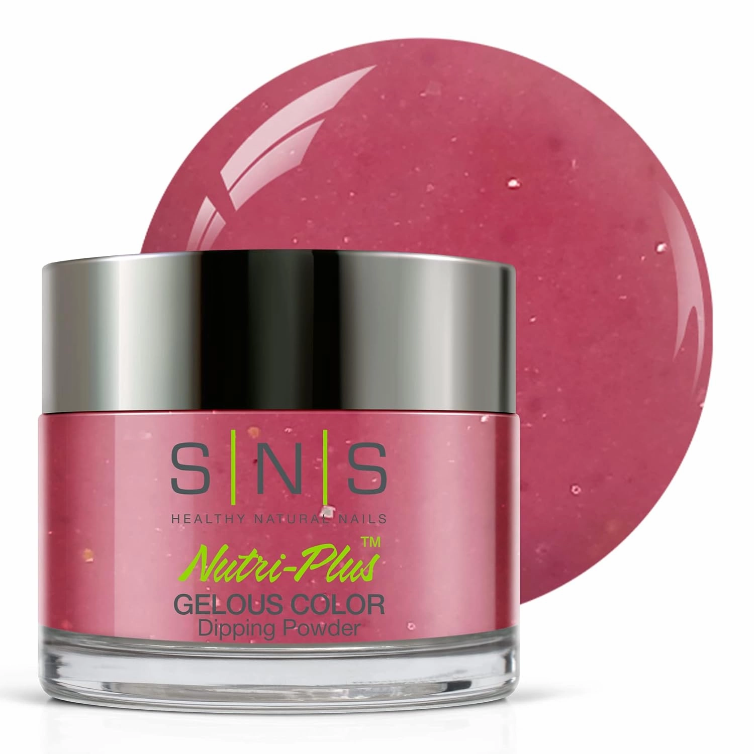 SNS Nail Dip Powder, Gelous Color Dipping Powder - Anemone (Pink/Mauve, Rose, Shimmer) - Long-Lasting Acrylic Nail Color & Polish Lasts 14 Days - Odor-Free & No UV Lamp - 1oz